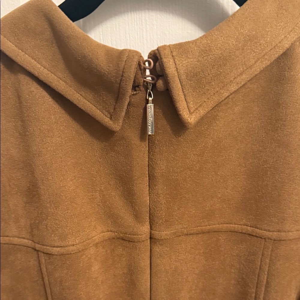 Karl Lagerfeld Tan Suede Dress - Picture 5 of 7